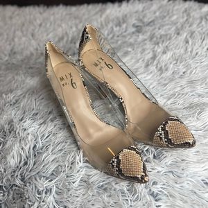 Animal Print & Clear Heels